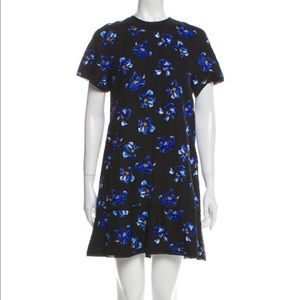 Proenza Schouler Black Blue Mini Dress 4 or S